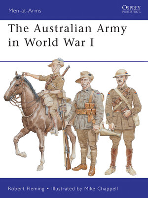 cover image of The Australian Army in World War I